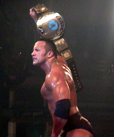 The Rock als WWF Champion, 2000